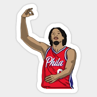 Tyrese Maxey Celebration Sticker